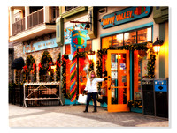 Blond in toy store